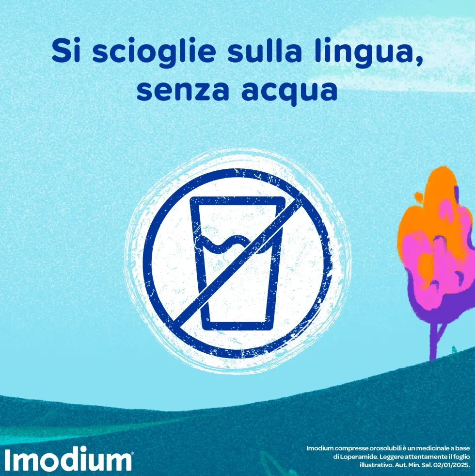 Imodium Diarrea Acuta, 12 Compresse Orosolubili