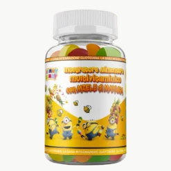 Integra MummyGummy Minions - Integratore multivitaminico per la crescita, 60 caramelle gommose