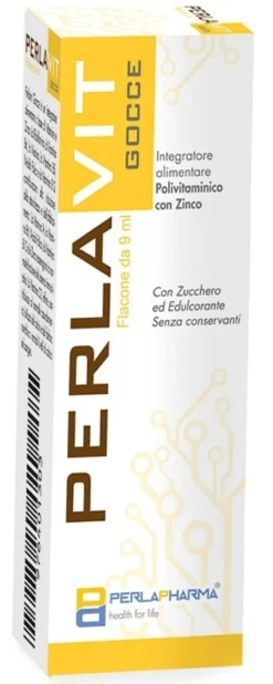 Integratore perlavit 9 ml Perla Pharma Perlavit gocce - integratore polivitaminico ad azione ricostituente