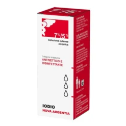 Iodio 7%/5% Soluzione Cutanea Alcoolica Antisettico e Disinfettante, 25ml