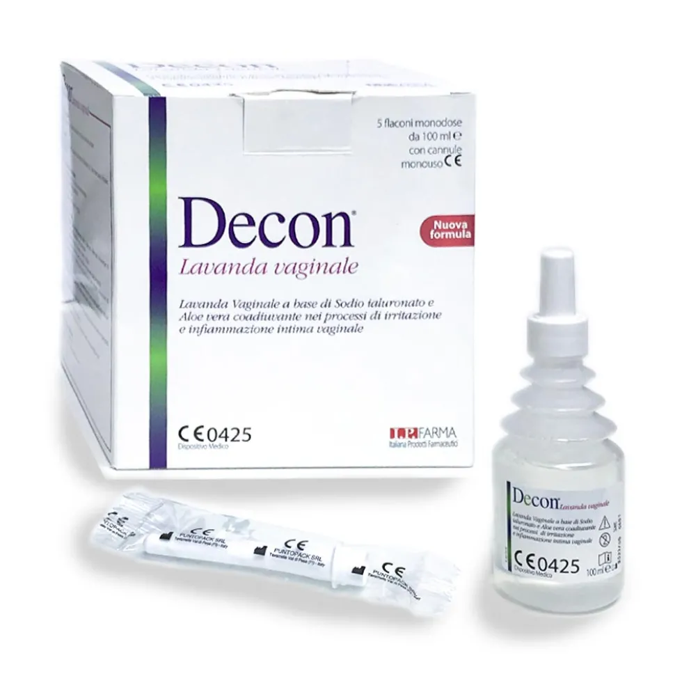 IP Farma Decon Lavanda Vaginale, 5 flaconi da 100ml