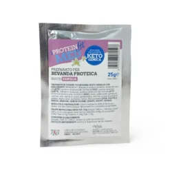 IProteinFit Med Preparato per bevanda proteica alla vaniglia - Polvere chetogenica, 25 g