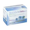 Iridium Baby - Garze oculari sterili in cotone per l'igiene e l'azione lenitiva, 28 pezzi