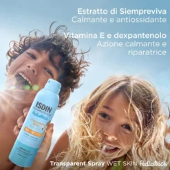 ISDIN Fotoprotector Pediatrics - Spray Wet Skin SPF50 Solare Corpo Spray Bambini, 250ml