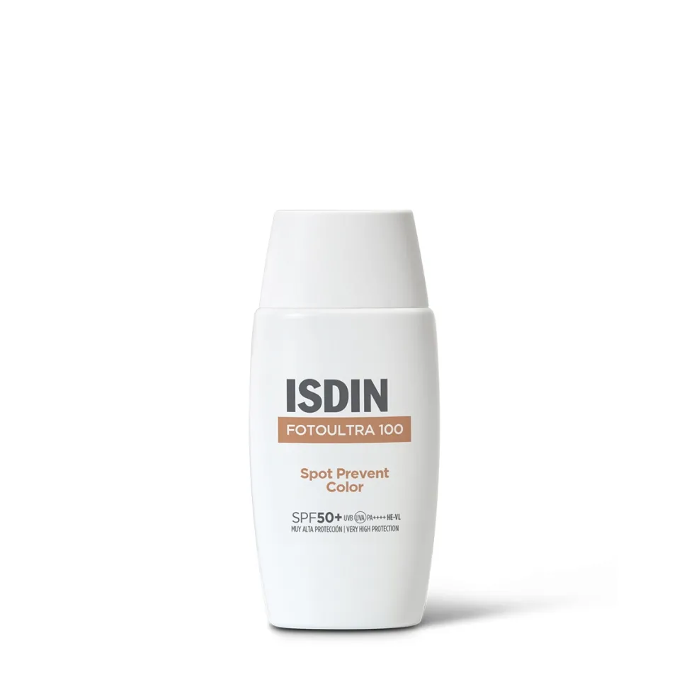 Isdin Fotoultra Spot Prevent Color SPF50+ Crema solare colorata per prevenire le macchie, 50 ml