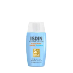 Isdin Fusion Water Magic Pediatrics SPF 50 - Fotoprotettore viso lenitivo per bambini, 50 ml