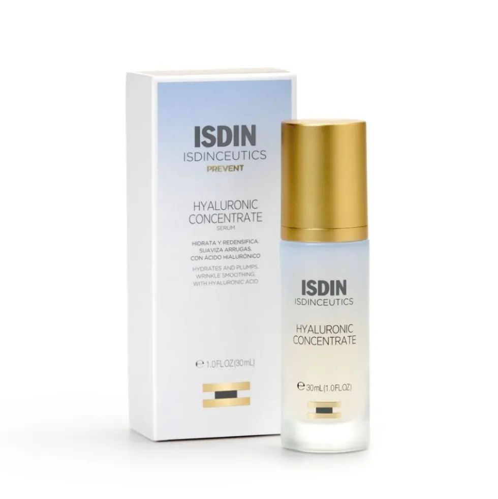 ISDIN Isdinceutics Hyaluronic Concentrato Siero Leggero Ultraidratante con Acido Ialuronico, 30ml