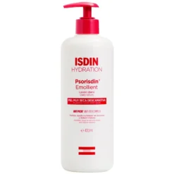 Isdin Psorisdin - Lozione cheratoregolatrice per l'idratazione della pelle con psoriasi, 400 ml