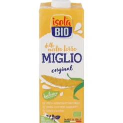 Isola Bio Miglio Drink - Bevanda vegetale a base di miglio senza glutine e lattosio, 1 l