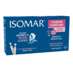 Isomar Soluzione Ipertonica 3% con Acido Ialuronico, 20 flaconcini