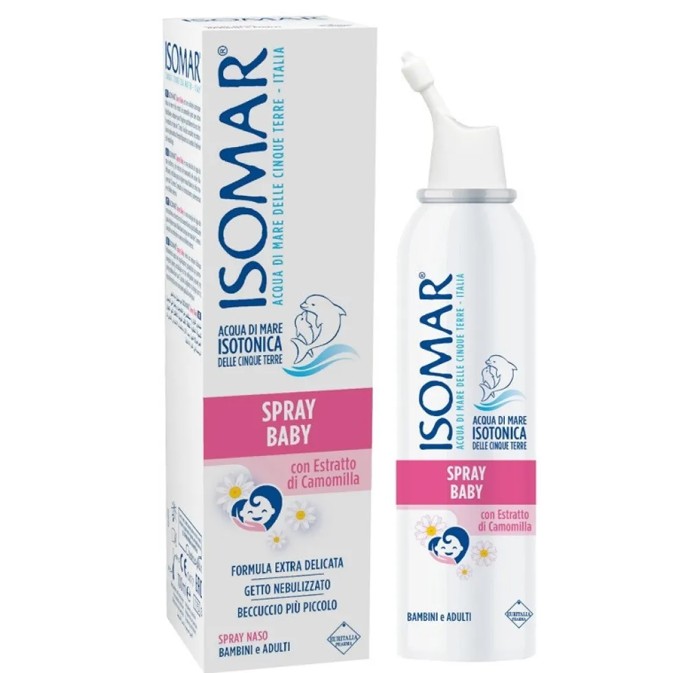 Isomar Spray Baby Naso con Camomilla - Isomar Spray Baby Camomilla, 100 ml