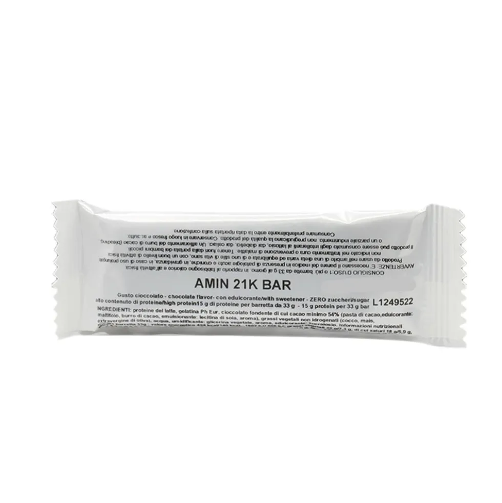 Italfarmacia Amin 21K Bar Barretta proteica al cioccolato, 33 g