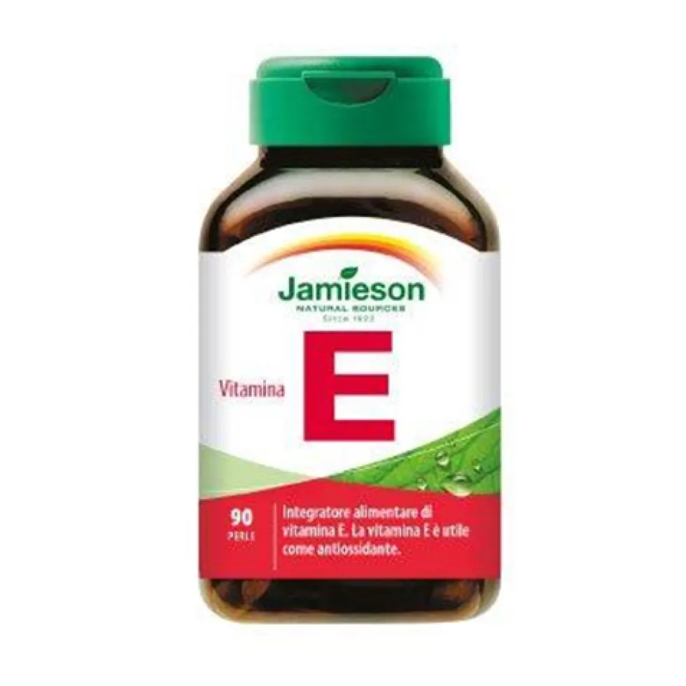 Jamieson Vitamina E - Integratore alimentare per la protezione antiossidante, 90 perle