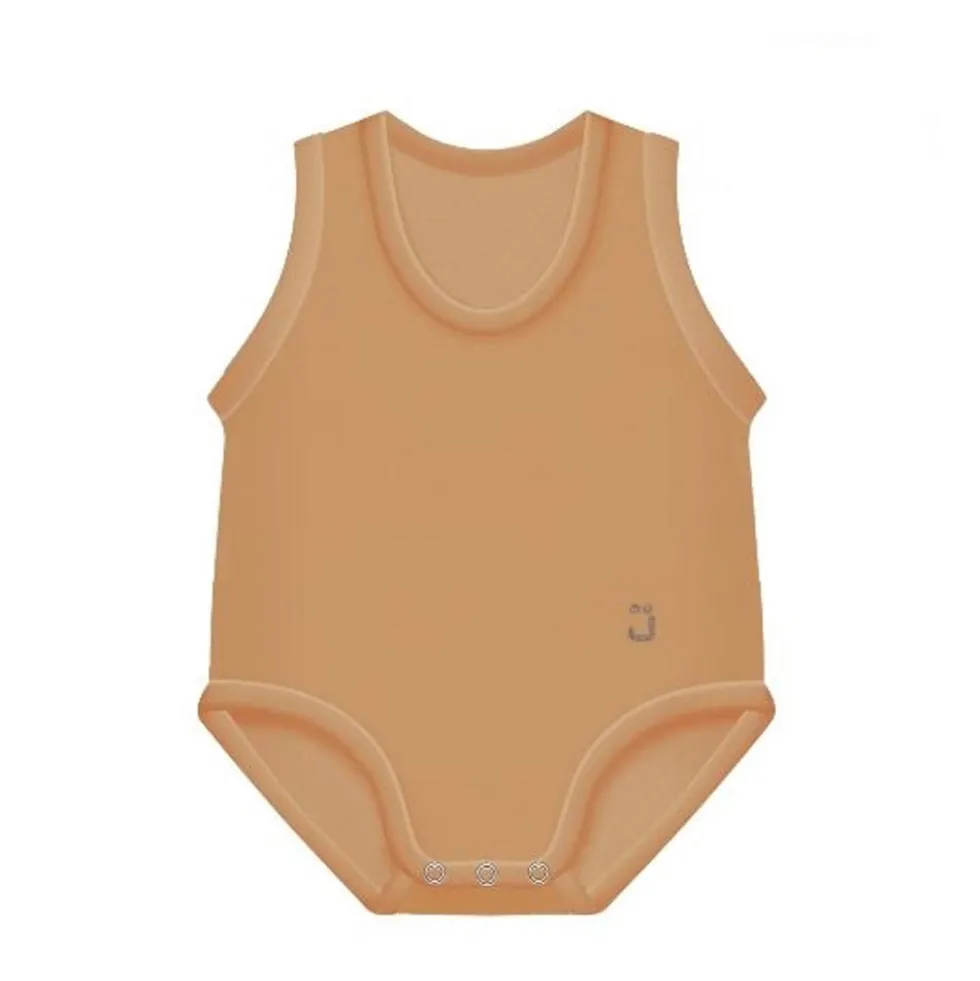 J Bimbi Summer - Body Neonato 0-36 Mesi colore Caramello, 1 body