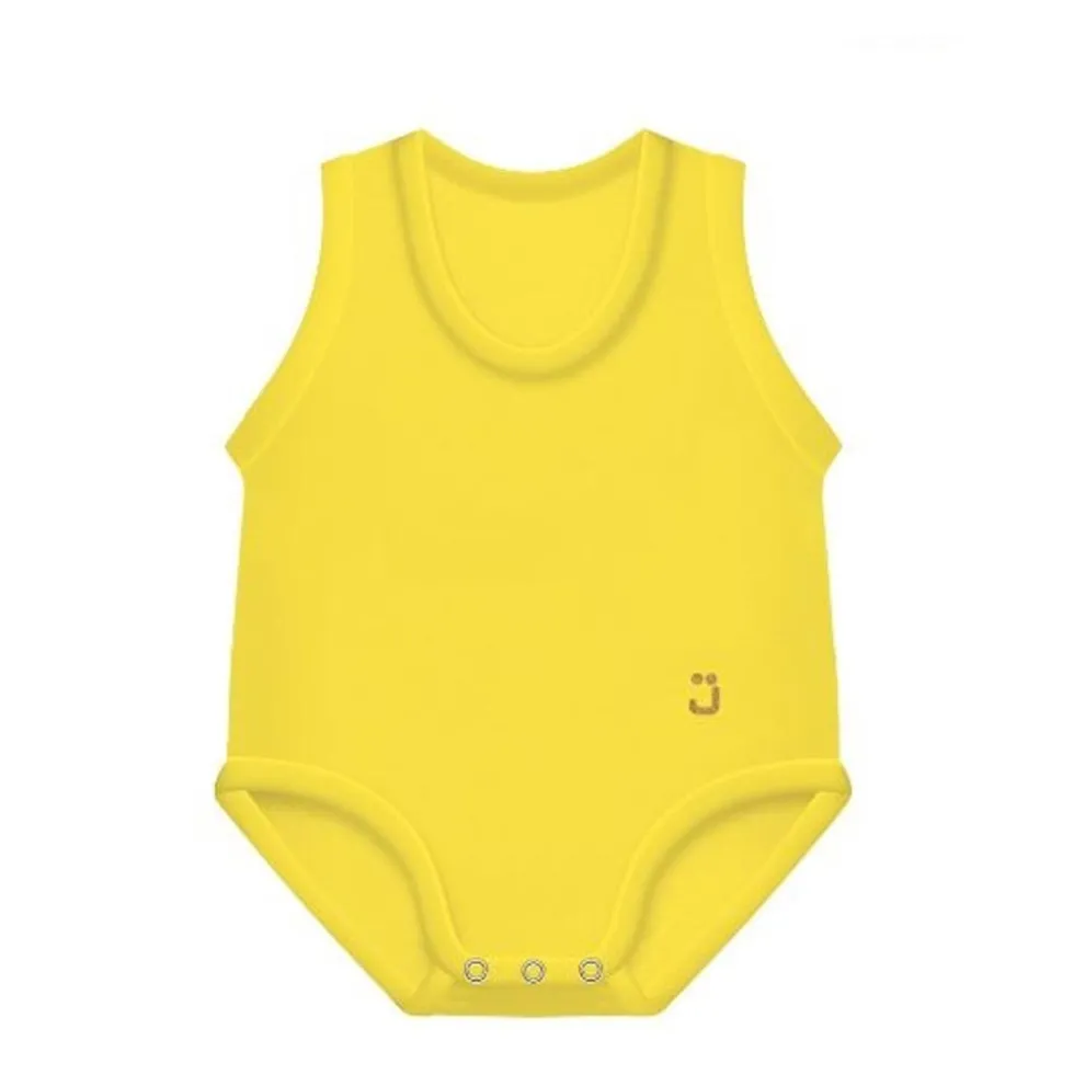 J Bimbi Summer - Body Neonato 0-36 Mesi colore Giallo, 1 body