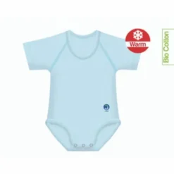 J Bimbi Warm Body Caldo Cotone Neonato 0-36 Mesi colore Azzurro, 1 body