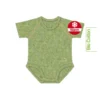 J Bimbi Warm - Melange Body Neonato 0-36 Mesi Verde, 1 body