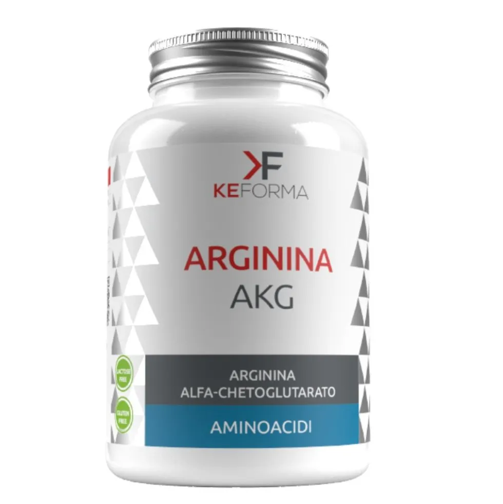 KeForma Arginina AKG Integratore Alimentare di Aminoacidi, 90 capsule