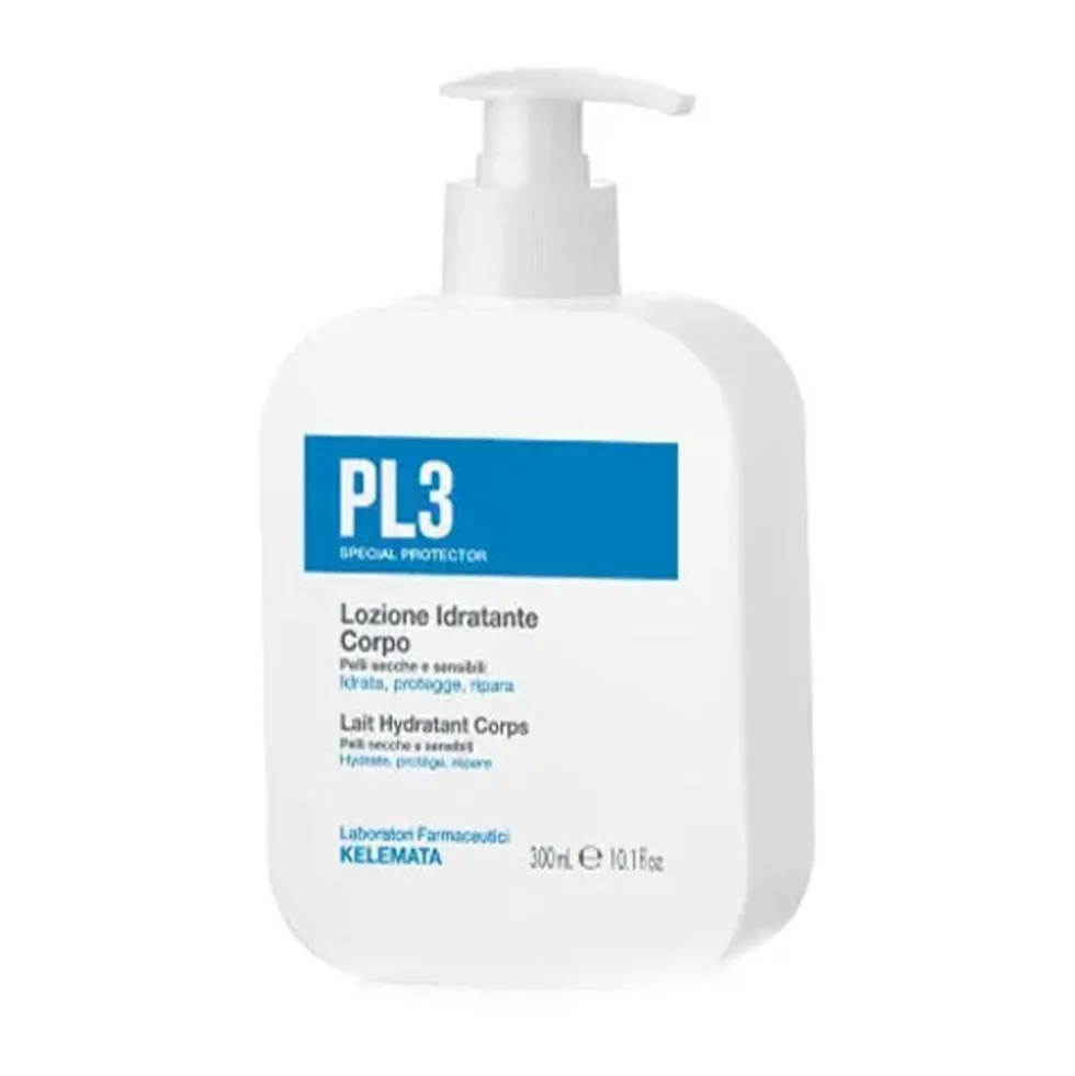 Kelemata PL3 Lozione Idratante Corpo Pelli Secche E Sensibili, 300ml
