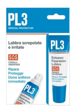 Kelemata PL3 SOS Balsamo Riparatore Labbra Screpolate E Irritate, 7,5ml