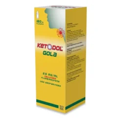 Ketodol Gola Collutorio 2,5mg/ml Flurbiprofene Irritazione Infiammazione e Dolore del Cavo Orofaringeo, 160ml