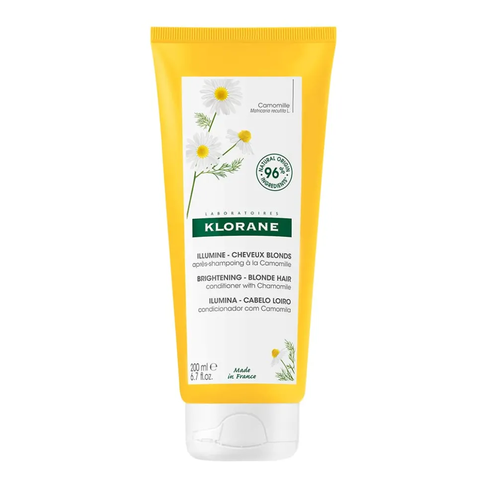 Klorane Camomilla - Balsamo Dopo Shampoo Capelli Biondi, 200ml