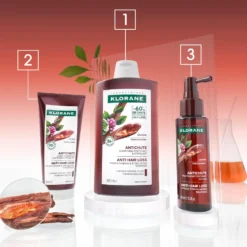 Klorane Chinina e Stella Alpina BIO - Trattamento Fortificante Intenso contro la Caduta dei Capelli, 100ml