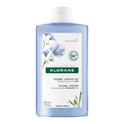 Klorane Fibre Di Lino - Shampoo Volumizzante per Capelli Sottili, 400ml