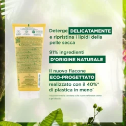 Klorane Fiore di Frangipane - Crema Doccia Nutritiva con Burro di Cupuacu, 200ml
