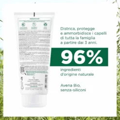 Klorane Latte D'Avena - Balsamo Ultra-Dolce per Tutti i Tipi di Capelli, 200ml