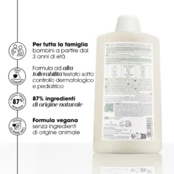 Klorane Latte D'Avena - Shampoo Ultra-Dolce per Tutti i Tipi di Capelli, 200ml