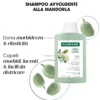 Klorane Latte di Mandorla - Shampoo Delicato per Tutti i Tipi di Capelli, 400ml