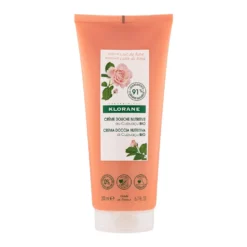 Klorane Latte di Rosa - Crema Doccia Nutritiva con Burro di Cupuacu, 200ml