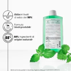 Klorane Ortica - Shampoo Seboriduttore per Capelli Grassi, 200ml