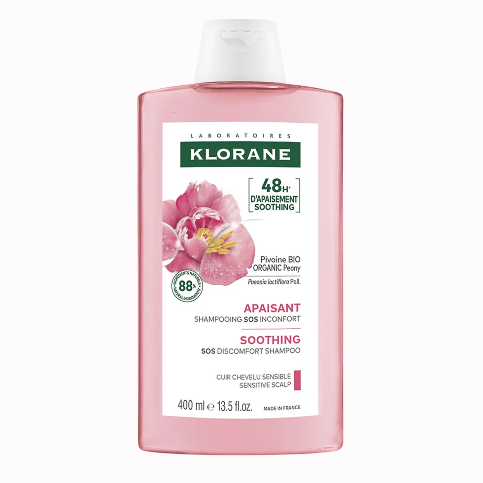 Klorane Peonia - Shampoo Lenitivo e Anti-Irritante, 400ml