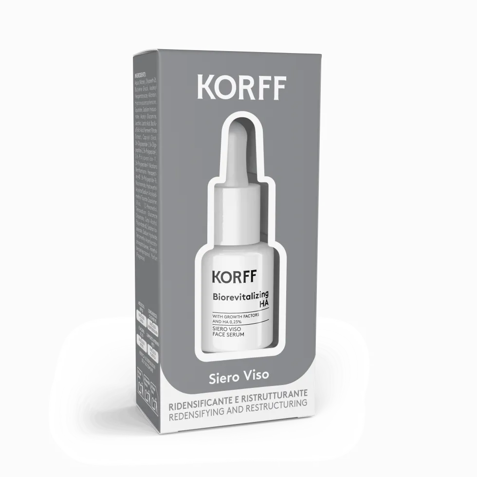 Korff Biorevitalizing HA Siero viso ridensificante e ristrutturante, 10 ml