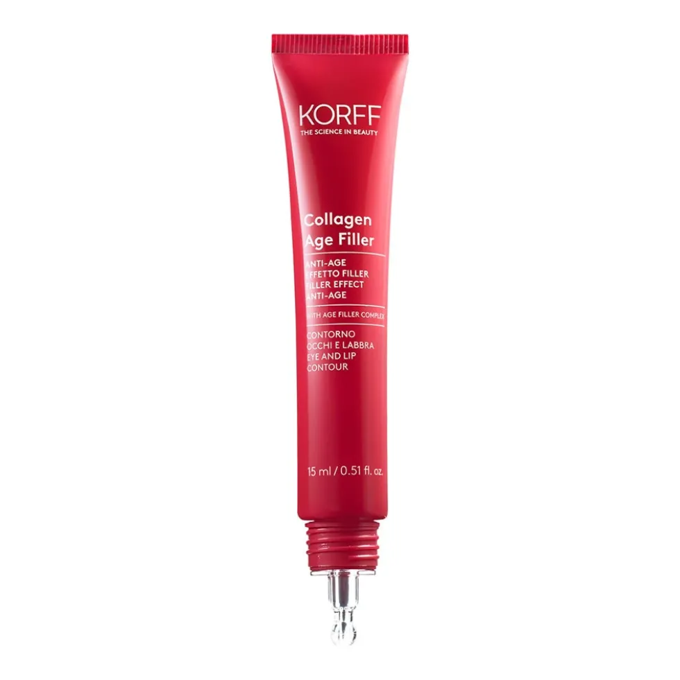 Korff Collagen Age Filler - Contorno Occhi e Labbra Riempitivo e Levigante, 15ml