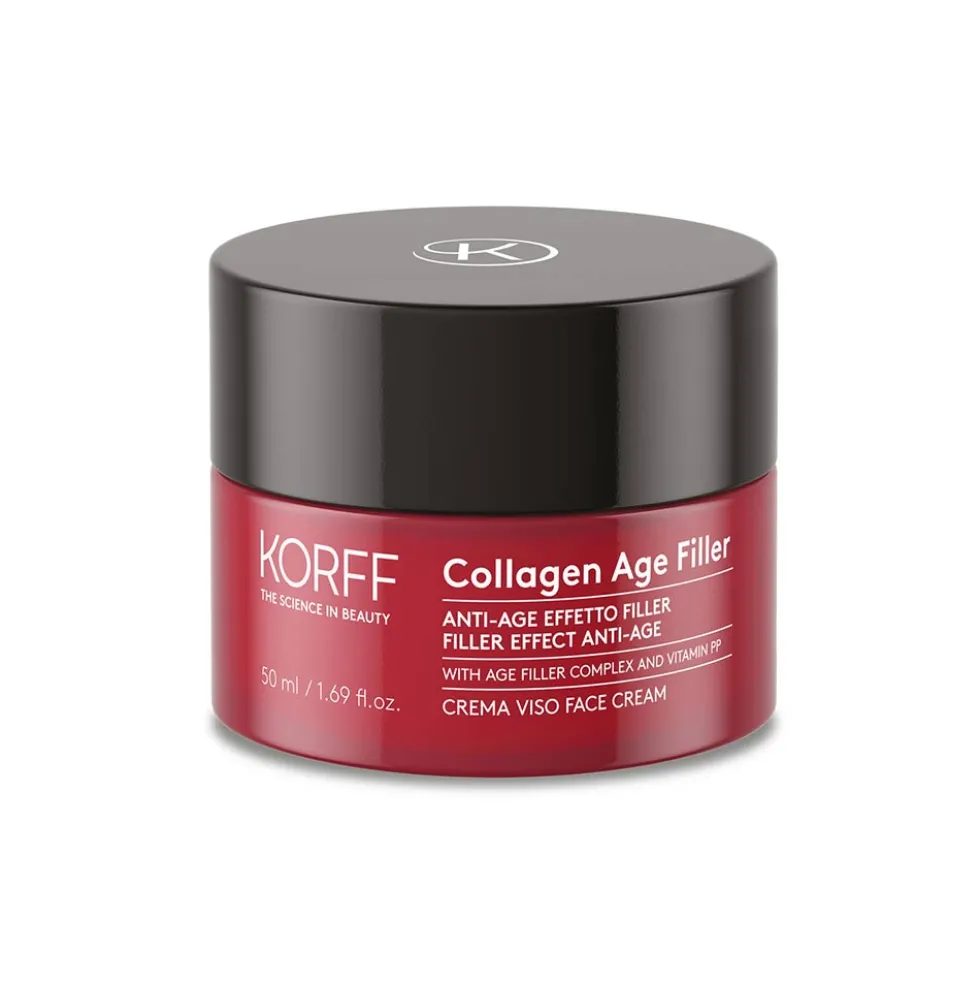 Korff Collagen Age Filler - Crema Viso Anti-Age Effetto Filler, 50ml