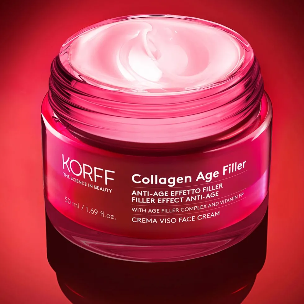 Korff Collagen Age Filler - Crema Viso Anti-Age Effetto Filler, 50ml
