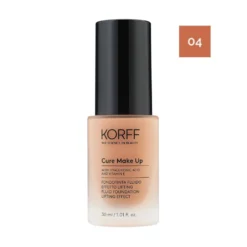 Korff Cure Make Up - Fondotinta Fluido Effetto Lifting Colore N. 04, 30ml
