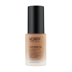 Korff Cure Make Up - Fondotinta fluido colore 06 con effetto lifting per il viso, 30 ml