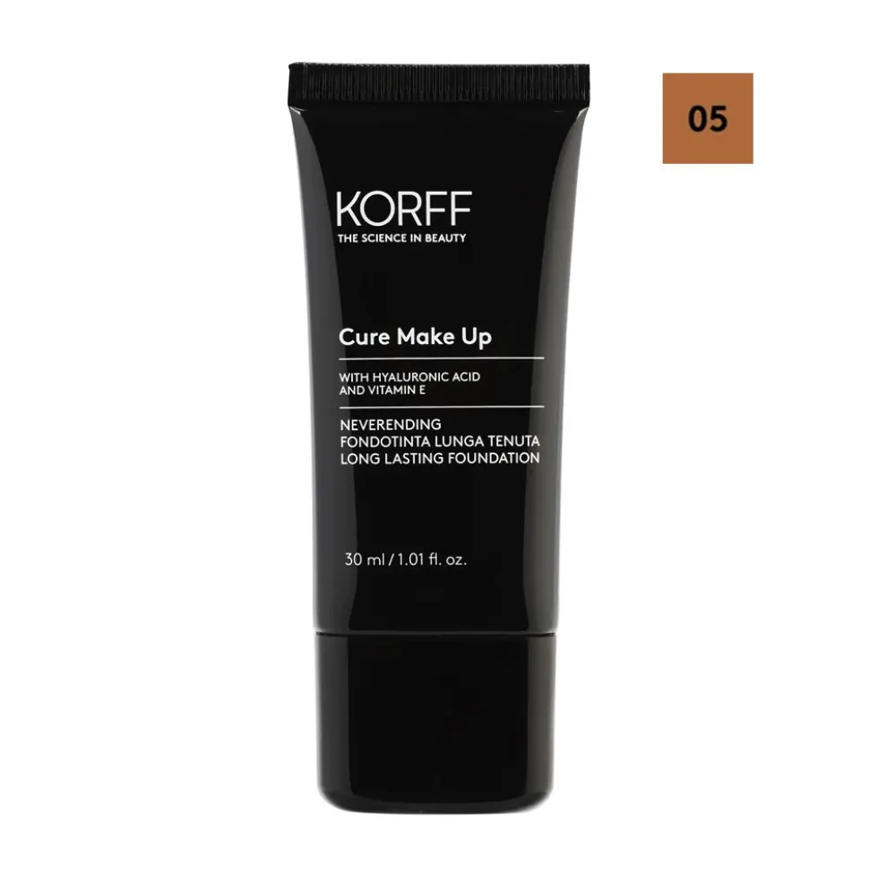 Korff Cure Make Up - Neverending Fondotinta Lunga Tenuta Colore N. 05, 30ml