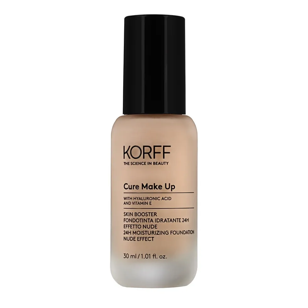 Korff Cure Make Up - Skin Booster Fondotinta Idratante 24H Effetto Nude 06, 30ml