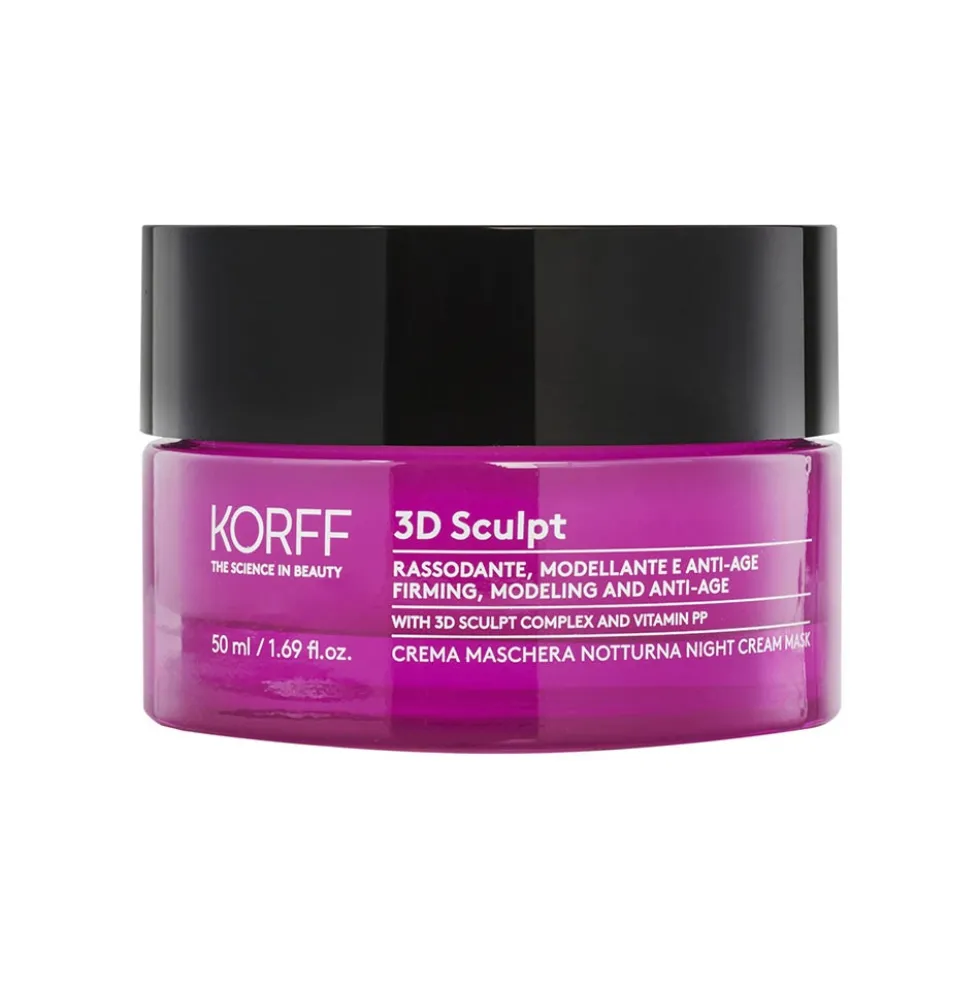 Korff 3D Sculpt - Crema Viso e Collo Rassodante Modellante e Anti-Age, 50ml