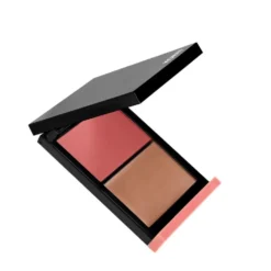 Korff Duo Terra e Fard Palette in crema per scolpire e illuminare il viso colore 01, 14 g