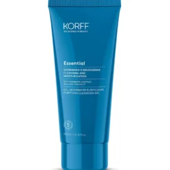 Korff Essential - Gel detergente viso purificante per la pelle mista e grassa, 200 ml