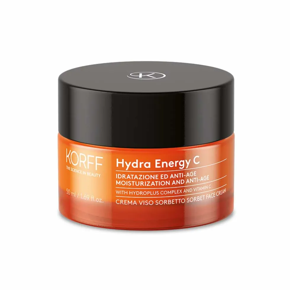 Korff Hydra Energy C - Crema Viso Sorbetto per Pelle Normale e Mista, 50ml