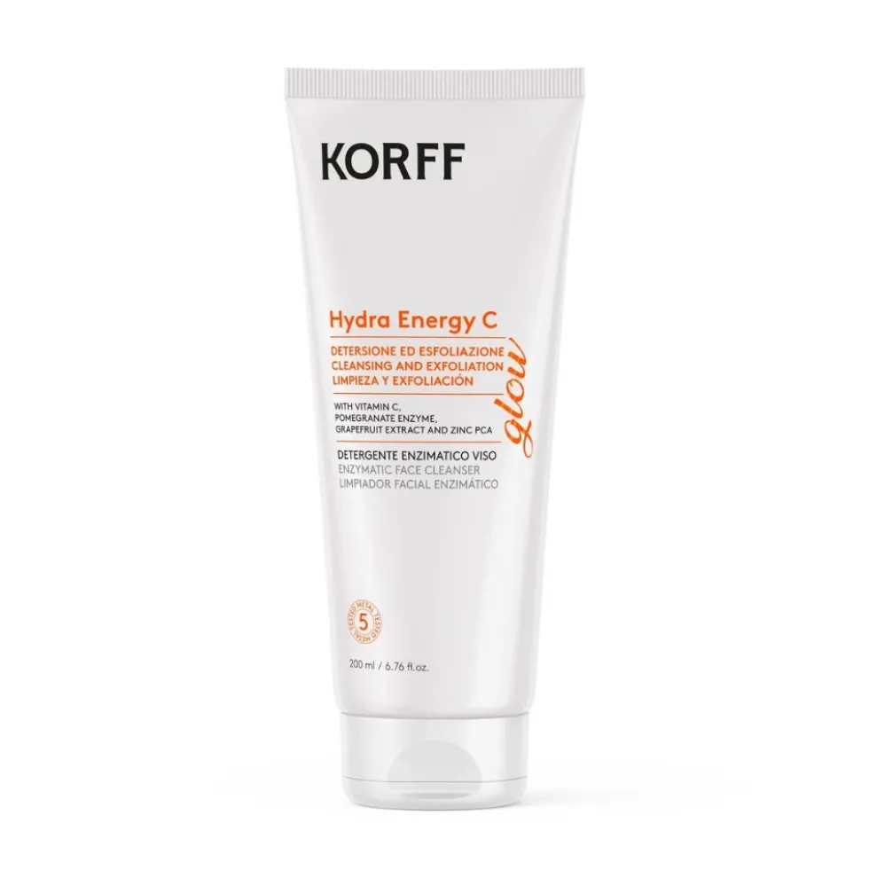 Korff Hydra Energy C - Glow Gel Detergente Enzimatico, 200ml