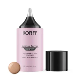 Korff Intense Barrier Skin Tint SPF30 Trattamento Viso Colorato Multifunzione Fondotinta Colore 04, 30ml