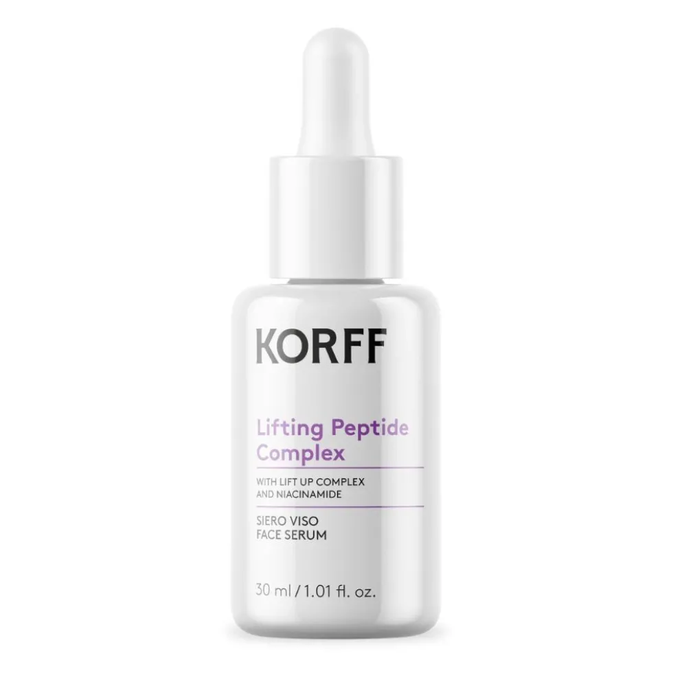 Korff Lifting Peptide Complex Siero Viso Anti Età con Niacinamide e Peptidi, 30ml